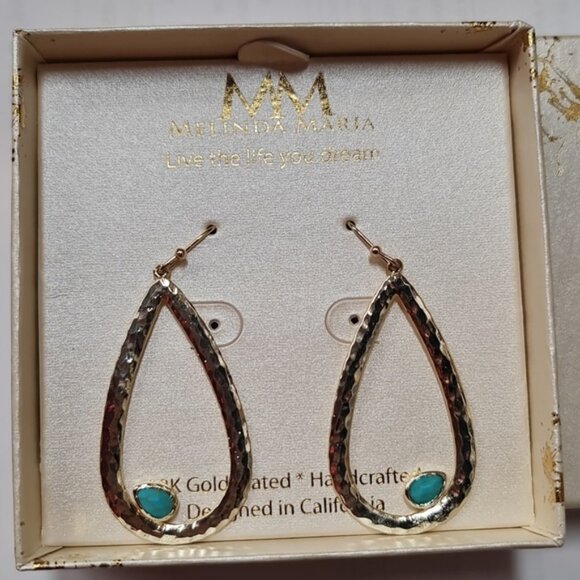 Melinda Maria Dana Sweet Teardrop Earrings - Picture 4 of 4